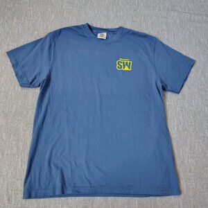 Discovery Shark Week T-Shirt Blue Comfort Colors Heavyweight Cotton Ring Spun